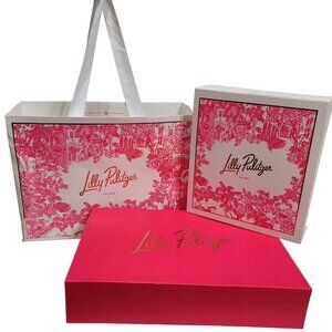 Lilly Pulitzer Boxes Bag Pink Lot